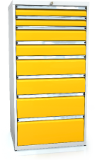 Schubladenschränke 1373 x 710 x 600 - 8x Schubladen